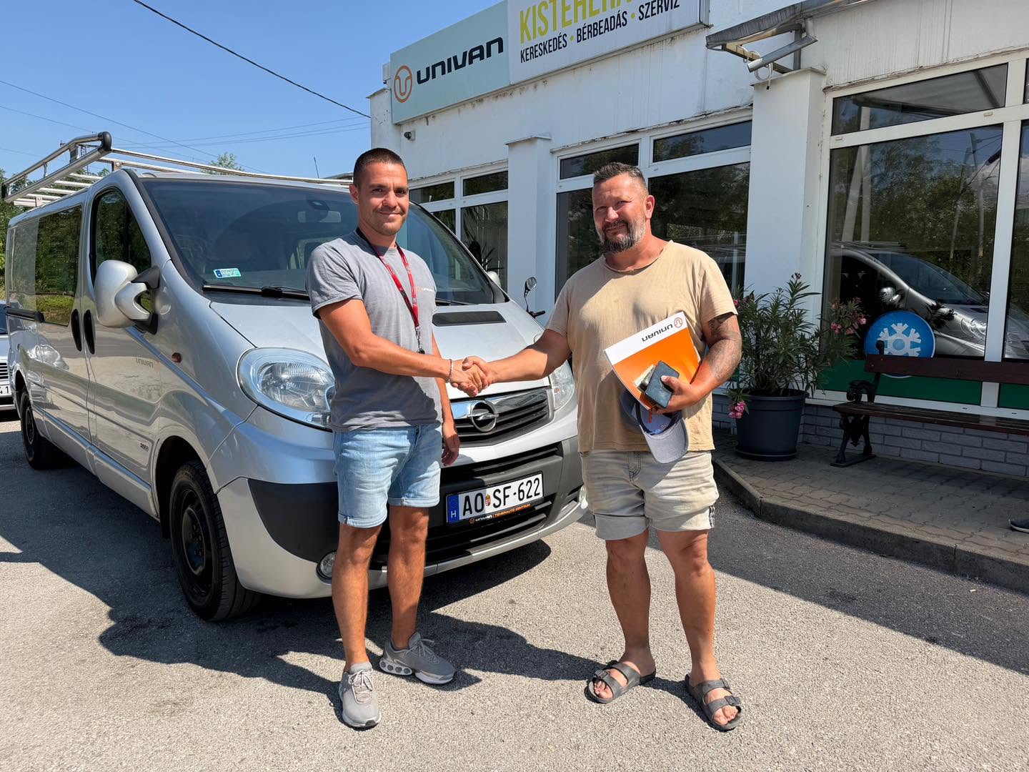 Opel Vivaro átadás - Vetési Levente